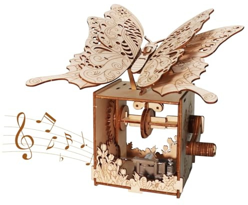 Music Park 3D Wooden Puzzle, Butterfly & Calendar