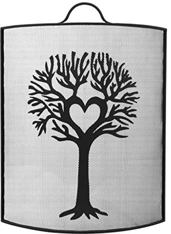 Cast Iron Fire Guard Three Fold Spark Mesh Guard Fire Screen