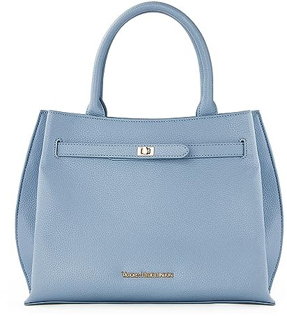 VICTORIA HYDE Handtaschen Damen Groß PU Leder Shopper Damen Handtasche Schwarz Elegant Schultertasche Damen Tote Bag für Büro Arbeit Schule (Blau)