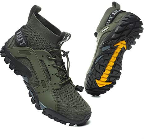 Treer Barefoot Shoes Adulto Asciugatura Rapida Antiscivolo Durata Scarpette da Scoglio Scarpette Mare Scarpe da Sport Acquatici per Trekking Alpinismo Campeggio