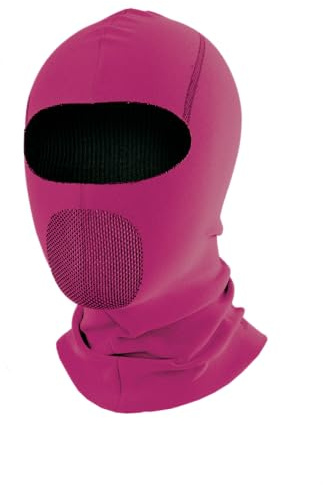 BIOTEX Passamontagna Limitless Termico e Traspirante per l'inverno, Senza Cuciture, Ideale per Ciclismo, MTB, Moto e Sport Invernali, Fucsia
