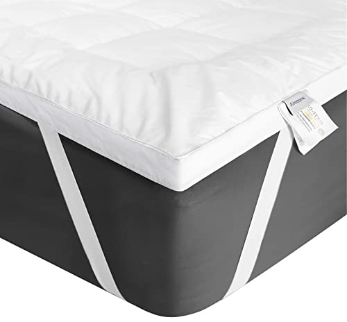 Aimtton Matratzen Topper 140 x 200 cm Baumwolle, Extra-weiche Matratzentopper 140x200cm für Boxspringbett Sofabett und Gästebett Maschinenwaschbar