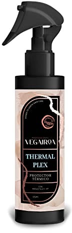 VEGAIROA - Thermal Plex- Spray termoprotettore per capelli- Capelli protetti dal calore a temperature fino a 220 ºC- Tenuta e lucentezza - Vegan Professional Hairdressing - 150 ml