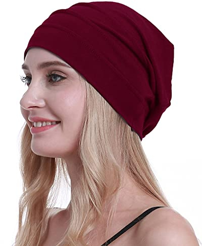 osvyo Cappelli in cotone per chemioterapia, cappellini morbidi, cappelli per il cancro, per donne, perdita di capelli, confezione sigillata, Taglia unica