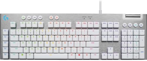 G815 Mechanische RGB-Gaming-Tastatur mit LIGHTSYNC Weiße Deutsche Tastatur