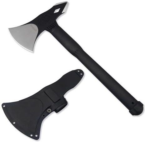 SvegaR Small Outdoor Camping Axe, Suitable for Splitting Wood and firewood, with a Non-Slip, Shock-Absorbing Handle - 15-inch Outdoor Axe