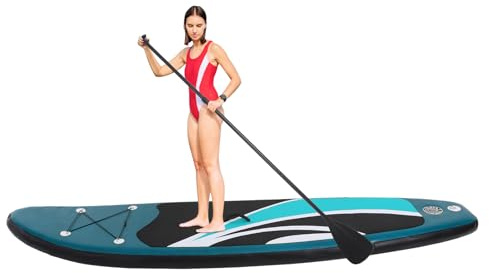 Tavola da paddle gonfiabile, Stand Up Paddle Board con accessori SUP, gonfiabile, per surf, paddle e molto altro ancora (blu)