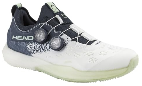 HEAD Motion Pro 1.5 BOA Men's Padel Shoe, White/Blueberry, 10.5