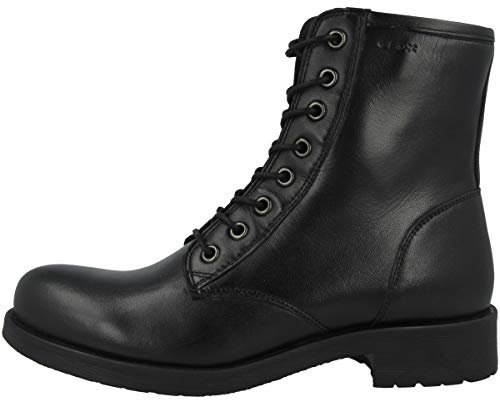 Geox D Rawelle A, Botines Mujer, Black, 38 EU
