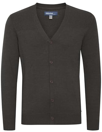Blend Caden Cárdigan Chaqueta De Punto Rebeca para Hombre, tamaño:XL, Color:Charcoal Mix (200278)