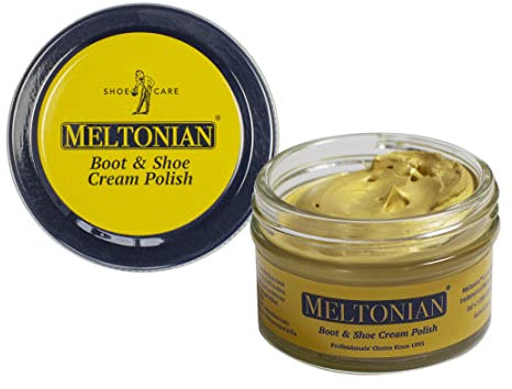 Meltonian Cream | Gold 229 | Quality Shoe Polish for Leather and Leatherette (Synthetic) | Use on Boots, Shoes, Belts, Gloves, Purses and Accessories | Leather Conditioner | 50 ml
