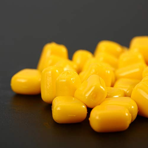 Künstliche Köder Mais, bequem zu verwenden Robust und langlebig Starke Köderkraft 50 STK. / Beutel Künstliche Karpfenköder, umweltfreundliches Material zum Angeln Angelköder