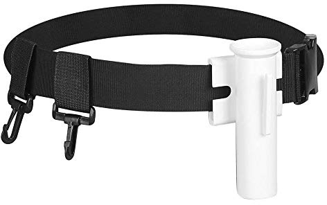 ANCLLO Canna da pesca cintura regolabile da combattimento cintura di supporto Stand Up Harness vita Rod Pole Holder