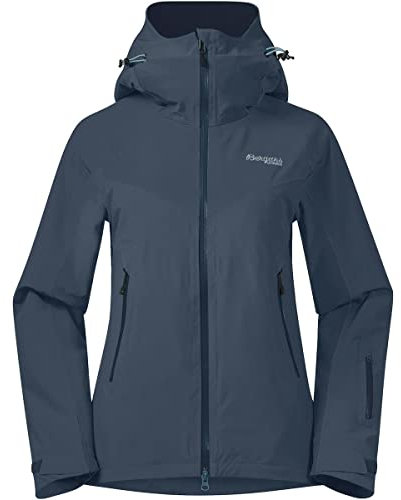 Bergans Oppdal Insulated W Jacket Blau - wasserdichte technische Damen Skijacke, Größe XL - Farbe Orion Blue