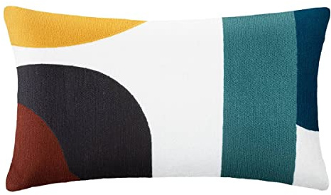 Atmosphera - Coussin Hary - Motifs brodés - Coton - 30x50 cm