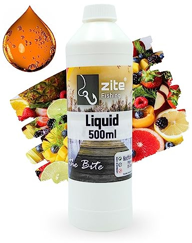 Cite Fishing flytande karplockande 500 ml – naturligt koncentrat, universellt användbart, hög aminosyrahalt – perfekt för boilies, foderkorg och matarfisk (Tutti Frutti)