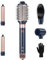 Flexstyle Hair Styler, NDLT 110,000 RPM High Concentration of Negative Ions Hair Dryer, Blow Dryer Brush, Straightening Brush, Curling lron 5 in 1 for Fast Drying Curling Straightening & Smoothing