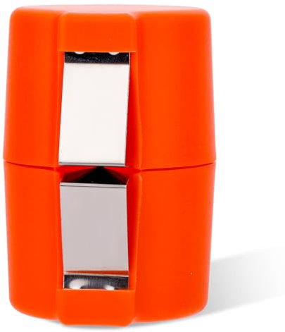 Egg Cracking Tool for Raw Eggs, Efficient Egg Shell Opener Handheld Egg Peeler Tool Egg Cracker Separator Multifunctional Egg Breaker for Cooking Camping Kitchen Gadgets(Orange)