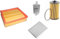 AOQ KIT TAGLIAND 4 FILTRI COMPATIBILE CON OPEL CORSA D 1.2 GPL 63 KW 86CV dal 01.2011>