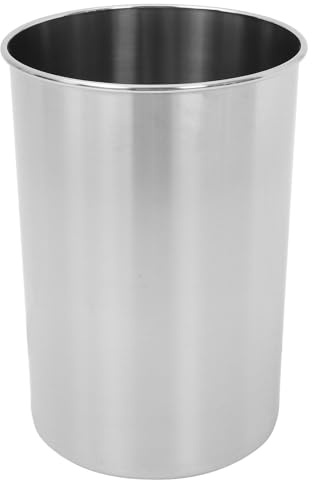 OKUMEYR Cubos Basura Cocina Empotrados Acero Inoxidable Compacto Integrado con Tapa para Encimera y Armarios Organización Higiénica para Hogar y Cocina