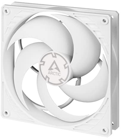 ARCTIC P14 PWM PST - Ventilador PC 140mm, Fan 140mm, Ventilador de Caja para CPU con PWM Sharing Technology (PST), Motor Muy Silencioso, Computadora, 200–1700 RPM (0 RPM <5%) - Blanco