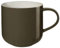 ASA Selection coppa Henkelbecher Earth, Henkel Becher, Kaffeebecher, Tasse, Porzellan, Braun, 400 ml, 19100355