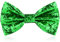 Glitzernde Fliege, Pailletten Fliege für Herren, Verstellbarer Riemen Schnalle Glitzernde vorgebundene Fliege glitzer accessoires herren für Hochzeit, Glänzende Fliege für Party Kostüme(Grün)
