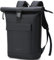 Lekeinchi Rolltop Rucksack Damen & Herren, Elegant Laptop Rucksack Wasserdicht mit 17 Zoll Laptopfach, Großer Reiserucksack Tagesrucksack Schulrucksack für Reisen, Uni Schule, Arbeit - Schwarz