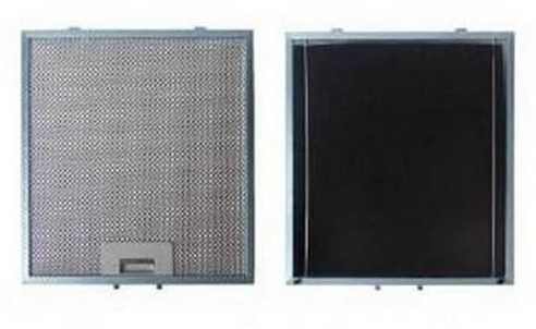 SOS - Filtro de metal antigrasa (unidad) + carbón 303 x 278 mm para campana extractora Sauter 74 x 1648