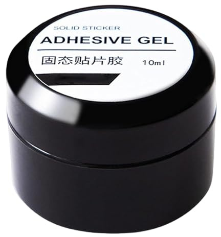 Nagelbild - gel nagellackssats | transparent solid neil limgel | Hårda non-stick akrylnaglar lämpliga för nailli pressande naglar hållbar konst