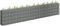 vidaXL Gabionen Hochbeet Drahtkorb Steinkorb Pflanzkübel Pflanzgefäß Blumentopf Pflanzkasten Gabione Steingabionen Wand Mauer Verzinkter Stahl 450x30x90cm