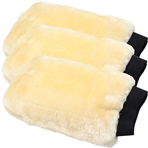 BENLIUDH Car Wash Mitt Scratch Free, Microfiber Soft Wash Mitt 3 Pack