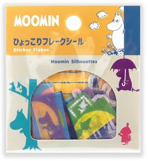 World Craft Moomin Seal Flake Seal Silhouette MOFS-008