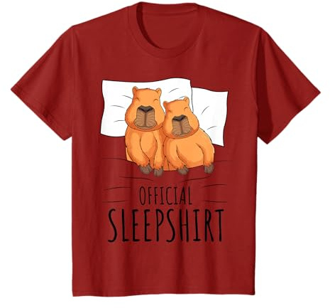 Camiseta de dormir oficial Capybara Camiseta