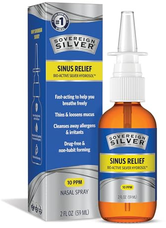 Sovereign Silver Sinus Relief Nasal Spray, 2 fl oz (59 mL)