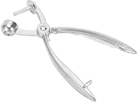 Deshuesador de Cerezas de Cocina Premium - Removedor de Huesos de Oliva de Aleación de Aluminio de Alta Resistencia - Herramienta de Deshuesado Manual Ergonómica que Ahorra