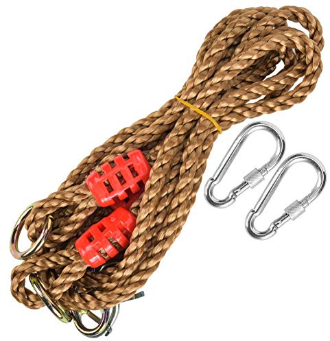 Schaukel-Hängematten-Verlängerungskabel-Seil, Hängender Verlängerungs-Baumgurt, Schaukelstuhl-Gurte, Hängeset mit Verbindungsschnalle für Outdoor-Garten Kinder Camping Auto