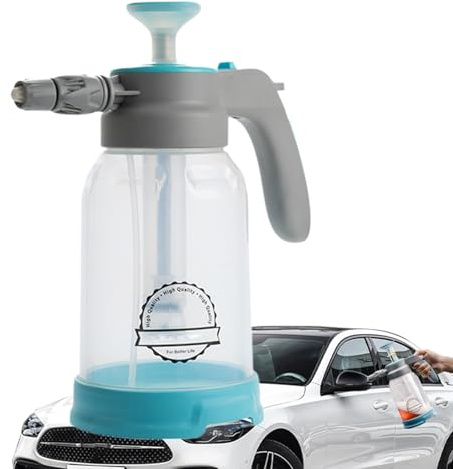 Spruzzatore per auto - Ugello di lavaggio a pressione 2L, distributore di schiuma in sapone per veicoli per pulizia esterna, design resistente a prova di perdita con ugello regolabile, rondella per au