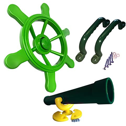 Loggyland Kit d'accessoires pour tour de jeu : volant, télescope et poignées