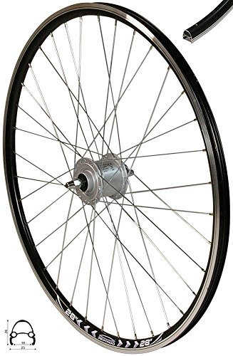 Redondo 28 Zoll Vorderrad Laufrad Schwarz Hohlkammer Felge Nexus DH-C3000 Nabendynamo