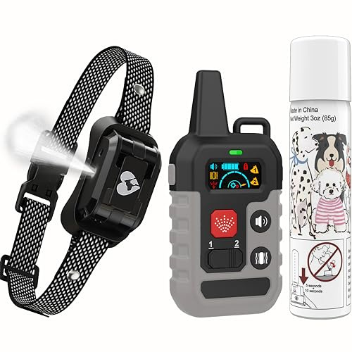 Citronella Dog Training Collar with Remote【Only Work with Remote】 4 Modes