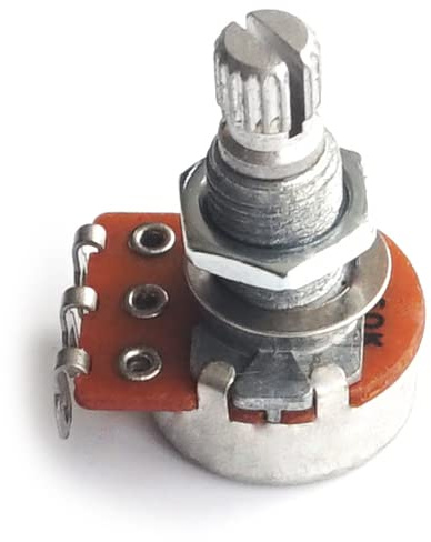 Guitar Anatomy - Alpha Guitar Pots – Potentiometer Vol/Tone 250k 500k A or B Linear/logarithmic Mini (B500K)