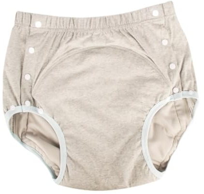 Sharplace Stoffwindel für Erwachsene, waschbare Windelüberhose, wasserdicht, schnelltrocknend, angenehm zu tragen, weiches Material, auslaufsichere, S