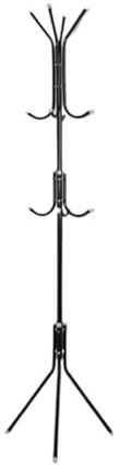M MI DEKOR Perchero de Pie Metálico con 12 Ganchos – Capacidad 15 kg – Colgador de Ropa Resistente y Estable – 165 cm de Altura – Ideal para Hogar y Oficina