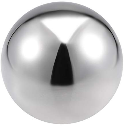 uxcell 120mm(4.72) Dia 304 Stainless Steel Hollow Ball for Home Garden Decoration