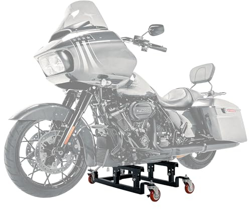 Let's Roll Cruiser Motorcycle Stand - 1200 LB Motorcycle Dolly for Garage Storage, Heavy Duty Dolly Wheels, Stable Garage Wheel Dollies with Mobility for Maintenance - Made in The USA