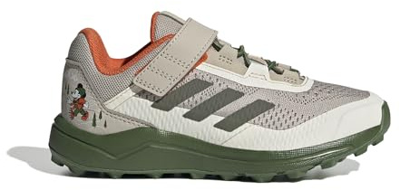 adidas Unisex Kids Terrex Disney Agravic Flow Trail Running Shoe, Wonder Beige/Olive strata/Orange, 5.5 UK