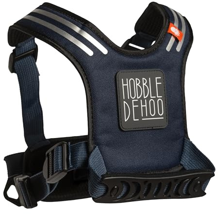 Hobbledehoo Active - Imbracatura da sci e snowboard per bambini (blu) – Imbracatura da sci da allenamento di alta qualità per insegnare e allenare il tuo bambino.