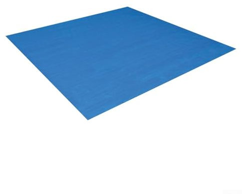 CNANRNANC Pool-Bodenplane für oberirdische Schwimmbad-Schutzmatte, wasserdichte PE-Bodenplane, blau (488 × 488 cm)