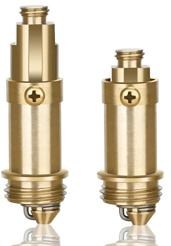 YIXINHE 2 Pcs Pop Up Sink Plug Replacement, Click Clack Brass Plug Bolt, Pop Up Bath Plug, for Most Sink Basin Drain Stopper
